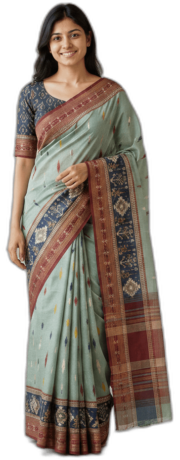 AI saree preview